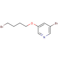 875454-85-6 3-bromo-5-(4-bromobutoxy)pyridine chemical structure