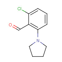 110405-86-2 2-chloro-6-pyrrolidin-1-ylbenzaldehyde chemical structure