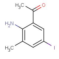 935292-72-1 1-(2-amino-5-iodo-3-methylphenyl)ethanone chemical structure