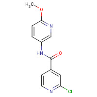680217-98-5 2-chloro-N-(6-methoxypyridin-3-yl)pyridine-4-carboxamide chemical structure