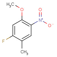 314298-13-0 1-fluoro-5-methoxy-2-methyl-4-nitrobenzene chemical structure