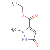 40711-34-0 ethyl 2-methyl-5-oxo-1H-pyrazole-3-carboxylate chemical structure