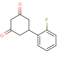 102821-72-7 5-(2-fluorophenyl)cyclohexane-1,3-dione chemical structure