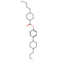 84540-35-2 [4-(4-propylcyclohexyl)phenyl] 4-butylcyclohexane-1-carboxylate chemical structure