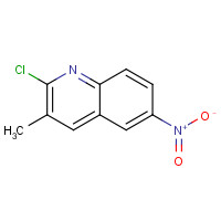 132118-33-3 2-chloro-3-methyl-6-nitroquinoline chemical structure