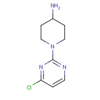 596818-00-7 1-(4-chloropyrimidin-2-yl)piperidin-4-amine chemical structure