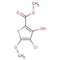95201-98-2 methyl 4-chloro-3-hydroxy-5-methoxythiophene-2-carboxylate chemical structure