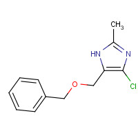 1093261-70-1 4-chloro-2-methyl-5-(phenylmethoxymethyl)-1H-imidazole chemical structure