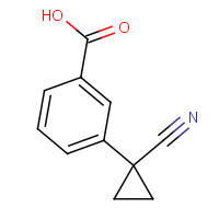 884001-11-0 3-(1-cyanocyclopropyl)benzoic acid chemical structure