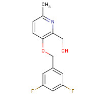1445596-24-6 [3-[(3,5-difluorophenyl)methoxy]-6-methylpyridin-2-yl]methanol chemical structure