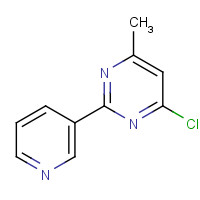 83551-42-2 4-chloro-6-methyl-2-pyridin-3-ylpyrimidine chemical structure