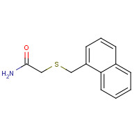 5254-93-3 2-(naphthalen-1-ylmethylsulfanyl)acetamide chemical structure
