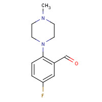 865203-77-6 5-fluoro-2-(4-methylpiperazin-1-yl)benzaldehyde chemical structure