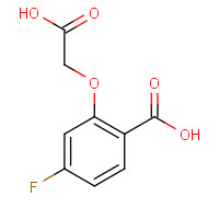 1272756-12-3 2-(carboxymethoxy)-4-fluorobenzoic acid chemical structure