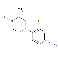 837421-27-9 4-(3,4-dimethylpiperazin-1-yl)-3-fluoroaniline chemical structure