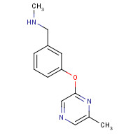 912569-66-5 N-methyl-1-[3-(6-methylpyrazin-2-yl)oxyphenyl]methanamine chemical structure