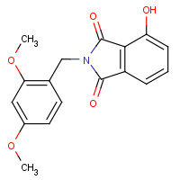 912999-90-7 2-[(2,4-dimethoxyphenyl)methyl]-4-hydroxyisoindole-1,3-dione chemical structure