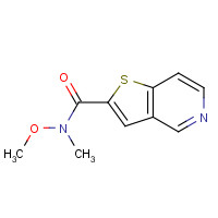 1018953-98-4 N-methoxy-N-methylthieno[3,2-c]pyridine-2-carboxamide chemical structure