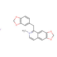 30331-75-0 5-(1,3-benzodioxol-5-ylmethyl)-6-methyl-[1,3]dioxolo[4,5-g]isoquinolin-6-ium;iodide chemical structure