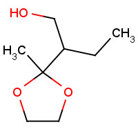 210359-35-6 2-(2-methyl-1,3-dioxolan-2-yl)butan-1-ol chemical structure