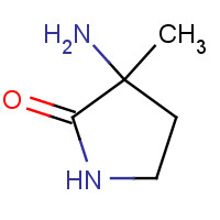 105433-86-1 3-amino-3-methylpyrrolidin-2-one chemical structure