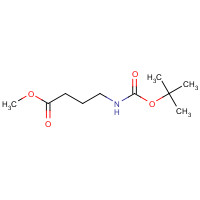85909-04-2 methyl 4-[(2-methylpropan-2-yl)oxycarbonylamino]butanoate chemical structure