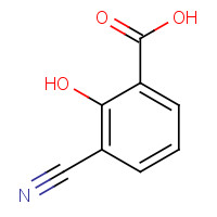 67127-84-8 3-cyano-2-hydroxybenzoic acid chemical structure