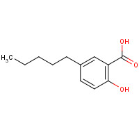 28488-46-2 2-hydroxy-5-pentylbenzoic acid chemical structure