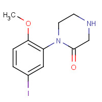 1146412-68-1 1-(5-iodo-2-methoxyphenyl)piperazin-2-one chemical structure