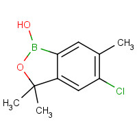 1437053-25-2 5-chloro-1-hydroxy-3,3,6-trimethyl-2,1-benzoxaborole chemical structure