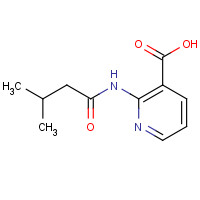 1342746-01-3 2-(3-methylbutanoylamino)pyridine-3-carboxylic acid chemical structure