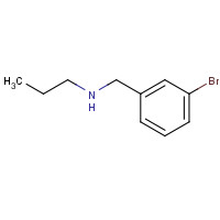 90389-92-7 N-[(3-bromophenyl)methyl]propan-1-amine chemical structure
