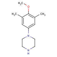204634-63-9 1-(4-methoxy-3,5-dimethylphenyl)piperazine chemical structure