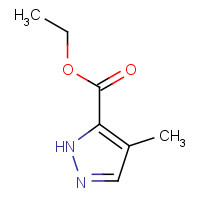 6076-12-6 ethyl 4-methyl-1H-pyrazole-5-carboxylate chemical structure