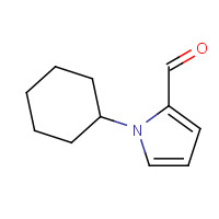 878422-21-0 1-cyclohexylpyrrole-2-carbaldehyde chemical structure