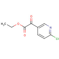 902837-55-2 ethyl 2-(6-chloropyridin-3-yl)-2-oxoacetate chemical structure