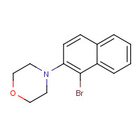 1444745-77-0 4-(1-bromonaphthalen-2-yl)morpholine chemical structure