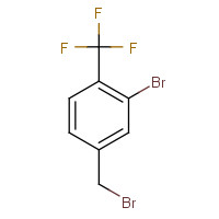 372120-77-9 2-bromo-4-(bromomethyl)-1-(trifluoromethyl)benzene chemical structure