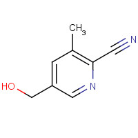1198016-35-1 5-(hydroxymethyl)-3-methylpyridine-2-carbonitrile chemical structure