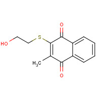 59147-84-1 2-(2-hydroxyethylsulfanyl)-3-methylnaphthalene-1,4-dione chemical structure