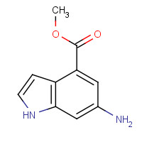 103956-00-9 methyl 6-amino-1H-indole-4-carboxylate chemical structure
