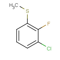 214057-24-6 1-chloro-2-fluoro-3-methylsulfanylbenzene chemical structure