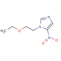 14891-76-0 1-(2-ethoxyethyl)-5-nitroimidazole chemical structure