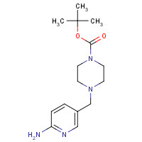 1178566-52-3 tert-butyl 4-[(6-aminopyridin-3-yl)methyl]piperazine-1-carboxylate chemical structure
