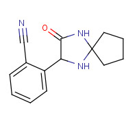 1272755-94-8 2-(3-oxo-1,4-diazaspiro[4.4]nonan-2-yl)benzonitrile chemical structure