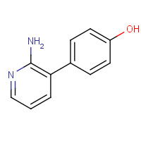 1258632-72-2 4-(2-aminopyridin-3-yl)phenol chemical structure