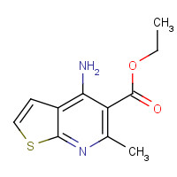 1312594-89-0 ethyl 4-amino-6-methylthieno[2,3-b]pyridine-5-carboxylate chemical structure