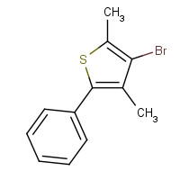 362513-28-8 3-bromo-2,4-dimethyl-5-phenylthiophene chemical structure