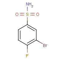 1446237-76-8 3-bromo-4-fluorobenzenesulfonamide chemical structure