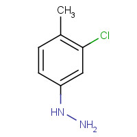 51304-65-5 (3-chloro-4-methylphenyl)hydrazine chemical structure